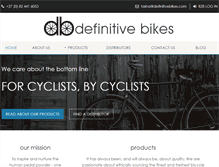 Tablet Screenshot of definitivebikes.com